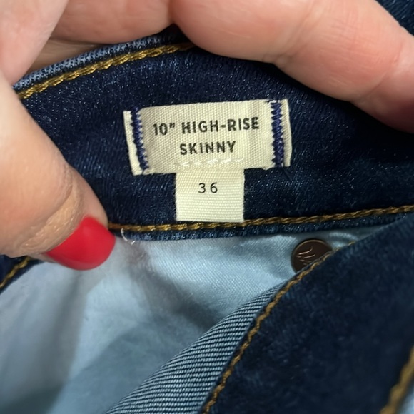 Madewell 10” High-Rise Skinny size 36 NWT - Picture 4 of 7